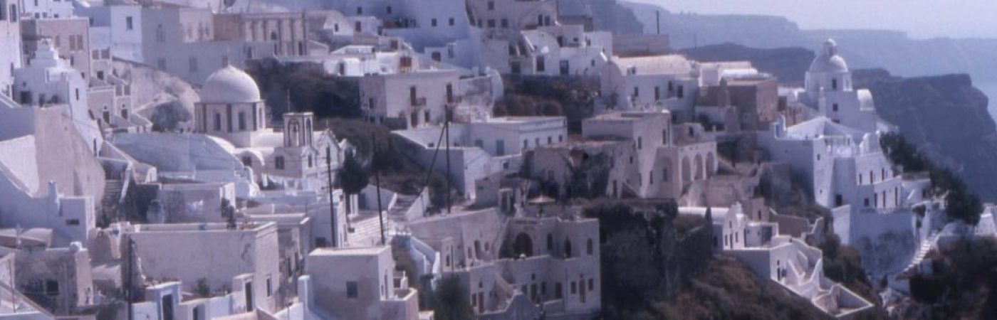 Santorini hillside